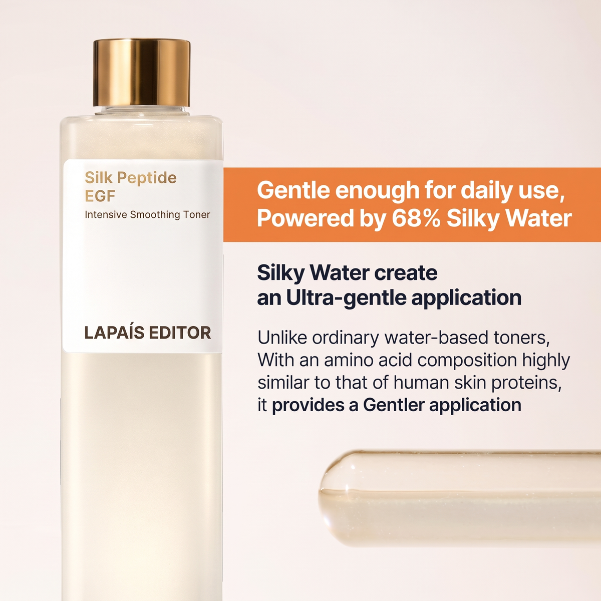 LaPaís Silk Peptide EGF Toner